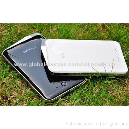Fashionable Portable Power Bank with 12,000mAh Lithium Polymer Cell